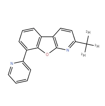 CAS:1609374-00-6|Benzofuro[2,3-b]piridina, 2-(metil-d3)-8-({2-piridinil)-