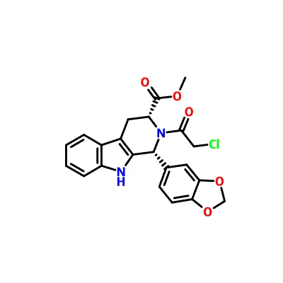 CAS 171489-59-1|(1R,3R)-METIL-1,2,3,4-TETRAHIDRO-2-CLOROACETIL-1-(3,{4-METILENEDIOXIFENIL)-9H -PIRIDO[3,4-B]INDOL-3-CARBOXILAT