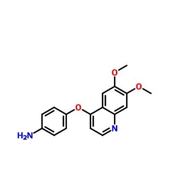 CAS 190728-25-7|BenzenaMine, 4-[(6,7-diMetoxi-4-quinolinil)oxi]-