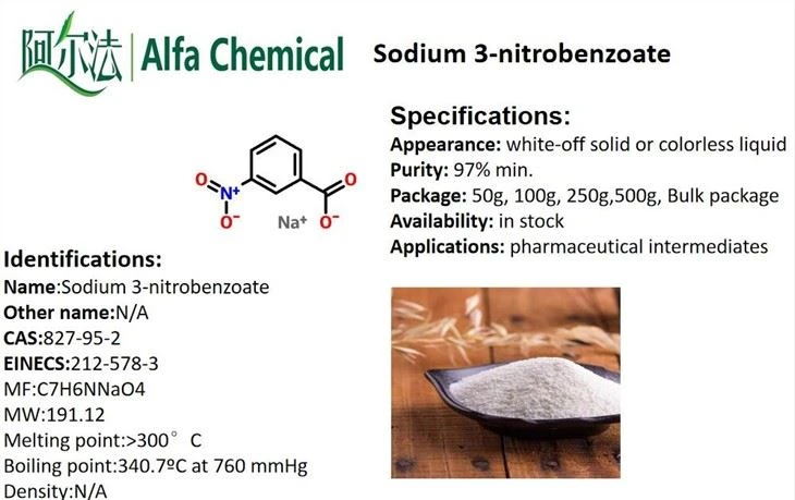 CAS NO.827-95-2 Sodium 3-nitrobenzoate